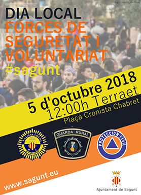 Sagunt celebra el Dia Local de les Forces de Seguretat i Voluntariat