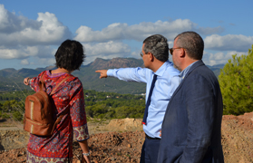 El secretari autonòmic d'Habitatge, Obres Públiques i Vertebració del Territori visita els projectes de Sagunt