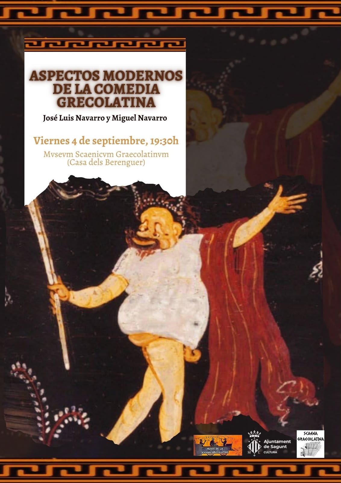 Conferencia "Aspectos modernos de la comedia grecolatina"