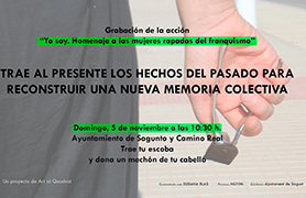 Sagunto homenajeará a las ‘mujeres rapadas’ del franquismo de la mano de Art al Quadrat