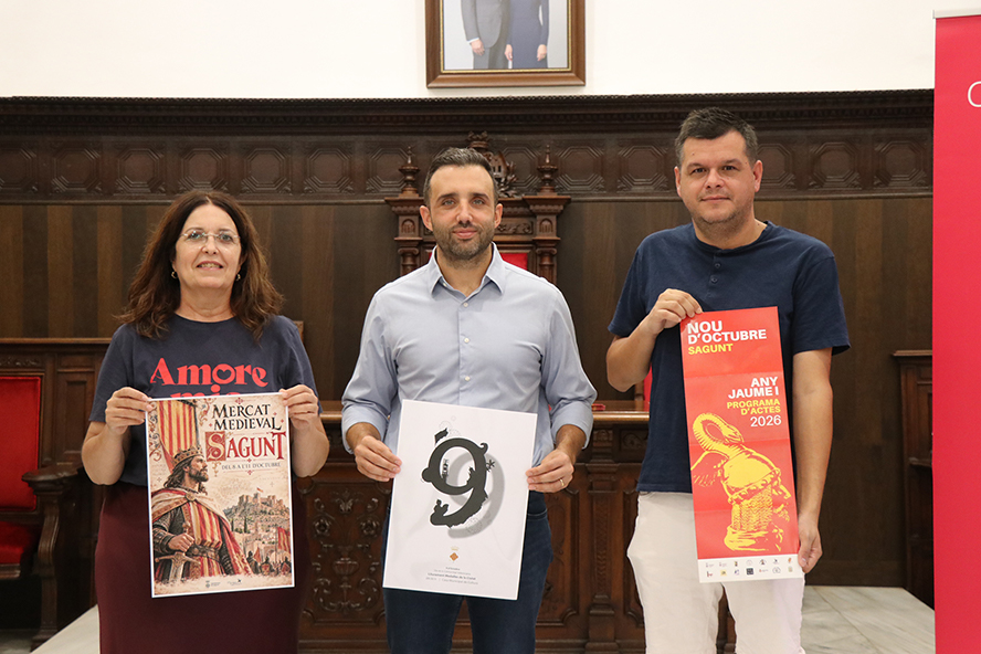 El 9 de Octubre se celebra en Sagunto con música, tradición y recreaciones medievales