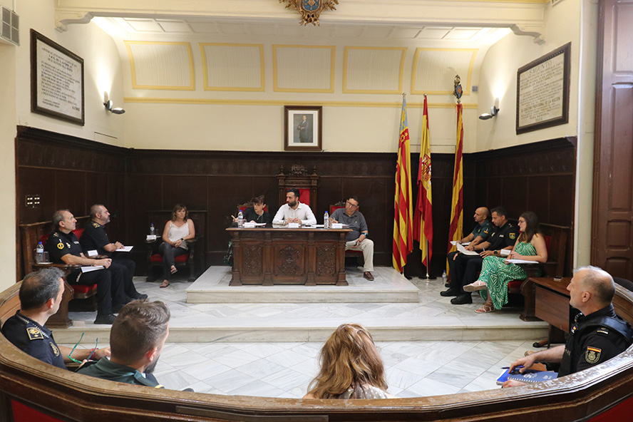 Reunió de la Junta Local de Seguretat per a coordinar el dispositiu de cara a les Festes Patronals