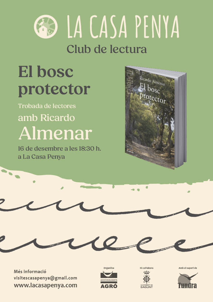 Encuentro literario con Ricardo Almenar,  autor del libro 'El bosc protector'