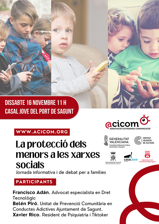 El Casal Jove del Port de Sagunt acull un debat sobre els menors i les xarxes socials