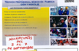 L'IES Eduardo Merello obri el termini per inscriure's al mòdul de formació professional bàsica de 2a oportunitat