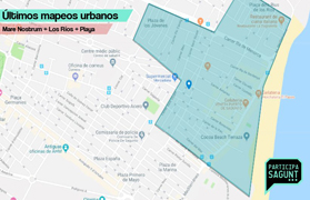 Participació Ciutadana continua amb els mapatges urbans a Mare Nostrum, Els Rius i la platja