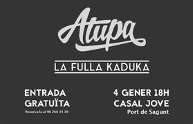 Atupa y La Fulla Kaduka actuarán en concierto en nuestra localidad