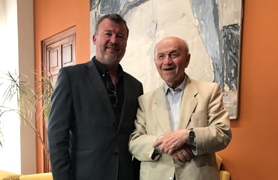 L'alcalde de Sagunt rep el president de l'Associació de jueus romanesos víctimes de l'holocaust 