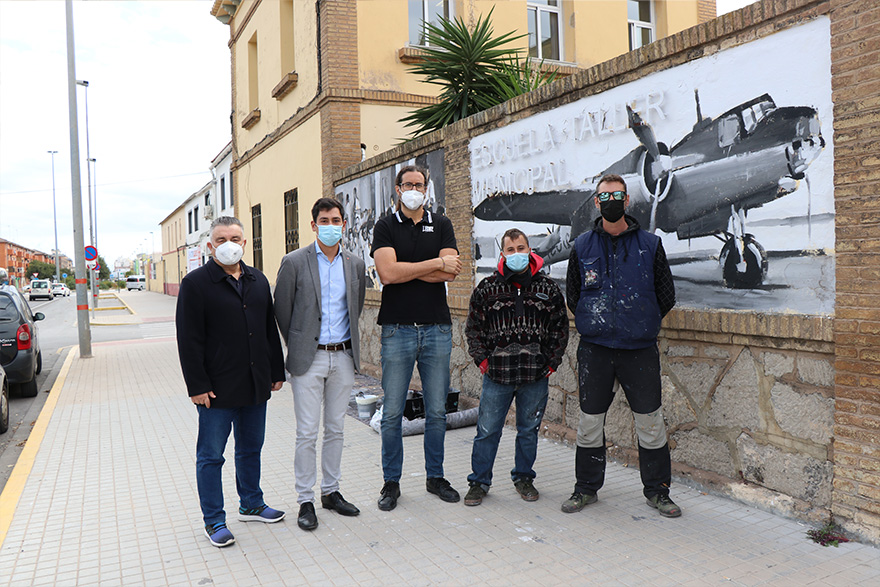 El Festival Més que Murs tanca esta setmana amb el mural d'Álex Gambín 