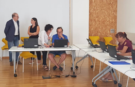 Miguel Chover, regidor de Promoció Econòmica, visita el projecte T´Acompanyem