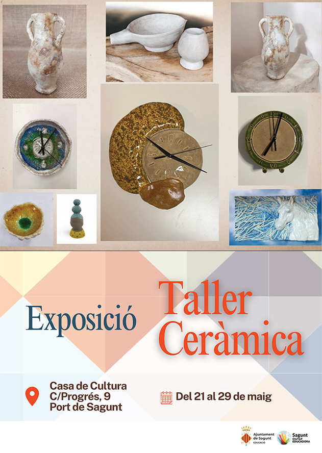 Exposició del taller de ceràmica del Campus Obert a la Ciutadania