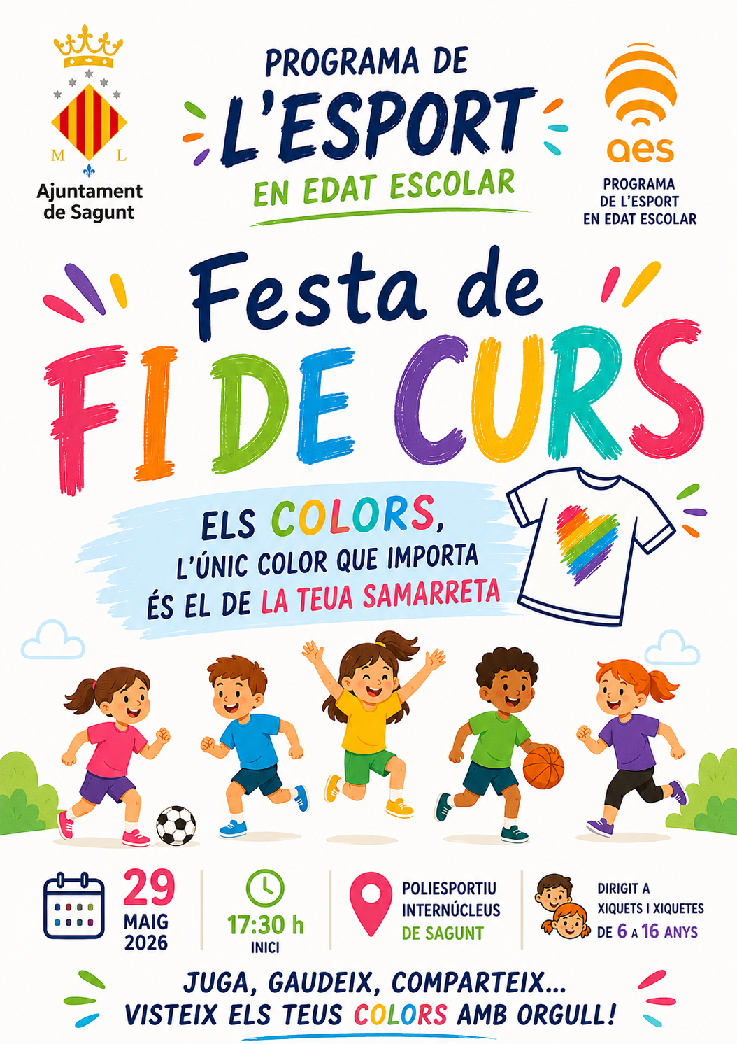 Fiesta de fin de curso del programa del Deporte en Edad Escolar