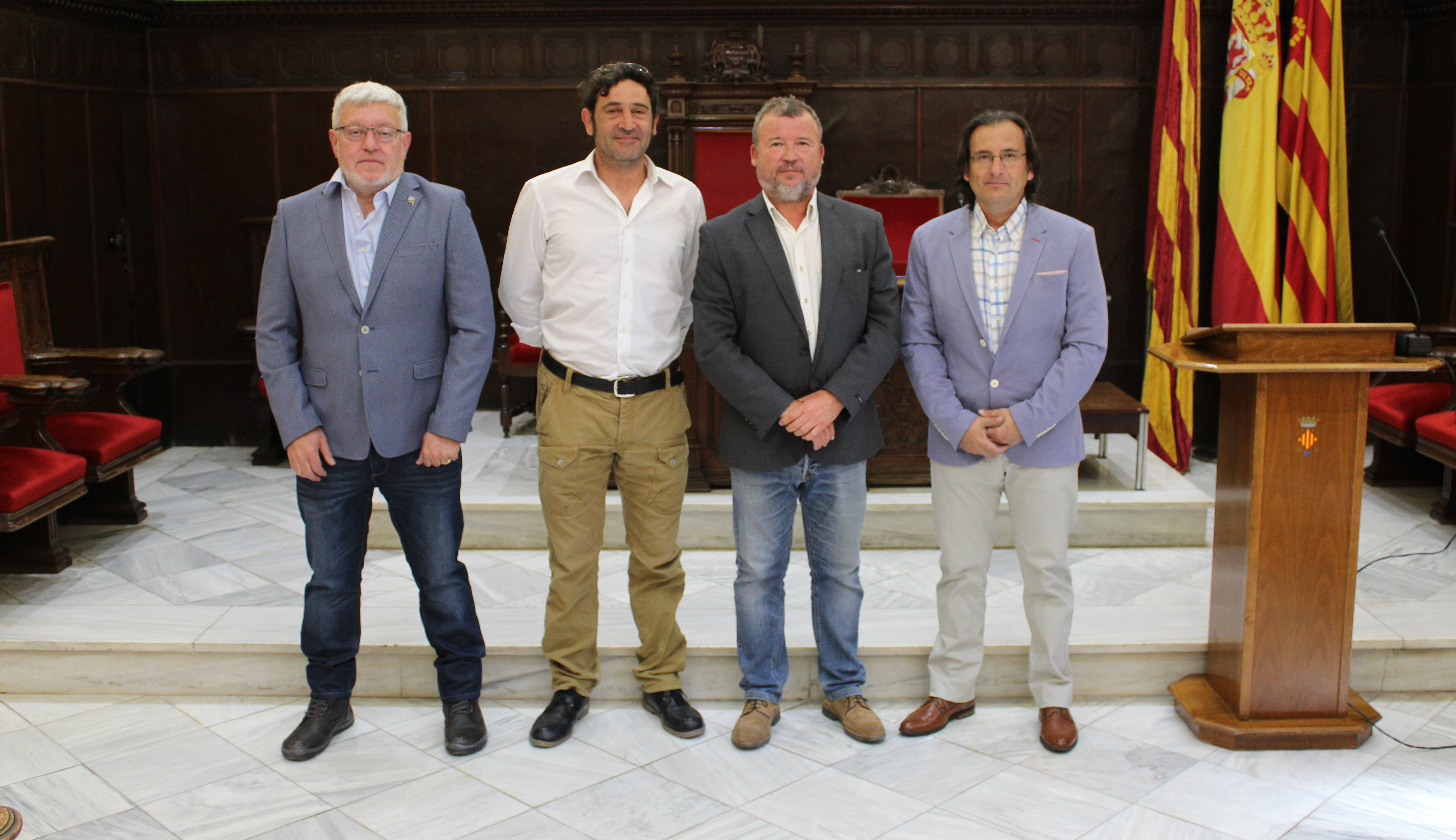 La Majoralia 2018 de la Setmana Santa Saguntina es presenta a l'alcalde