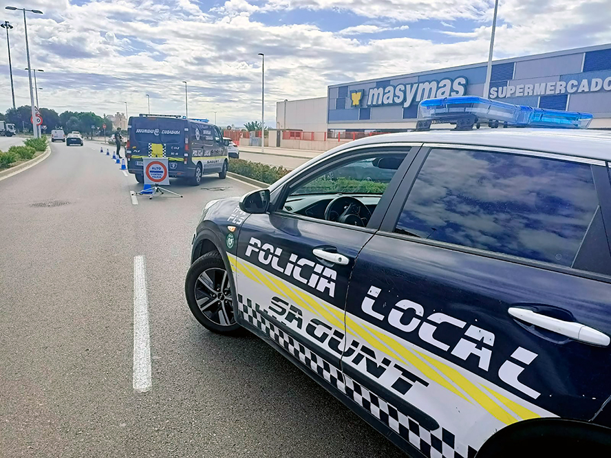 La Policia Local de Sagunt activa la campanya especial contra la contaminació acústica de motos i ciclomotors