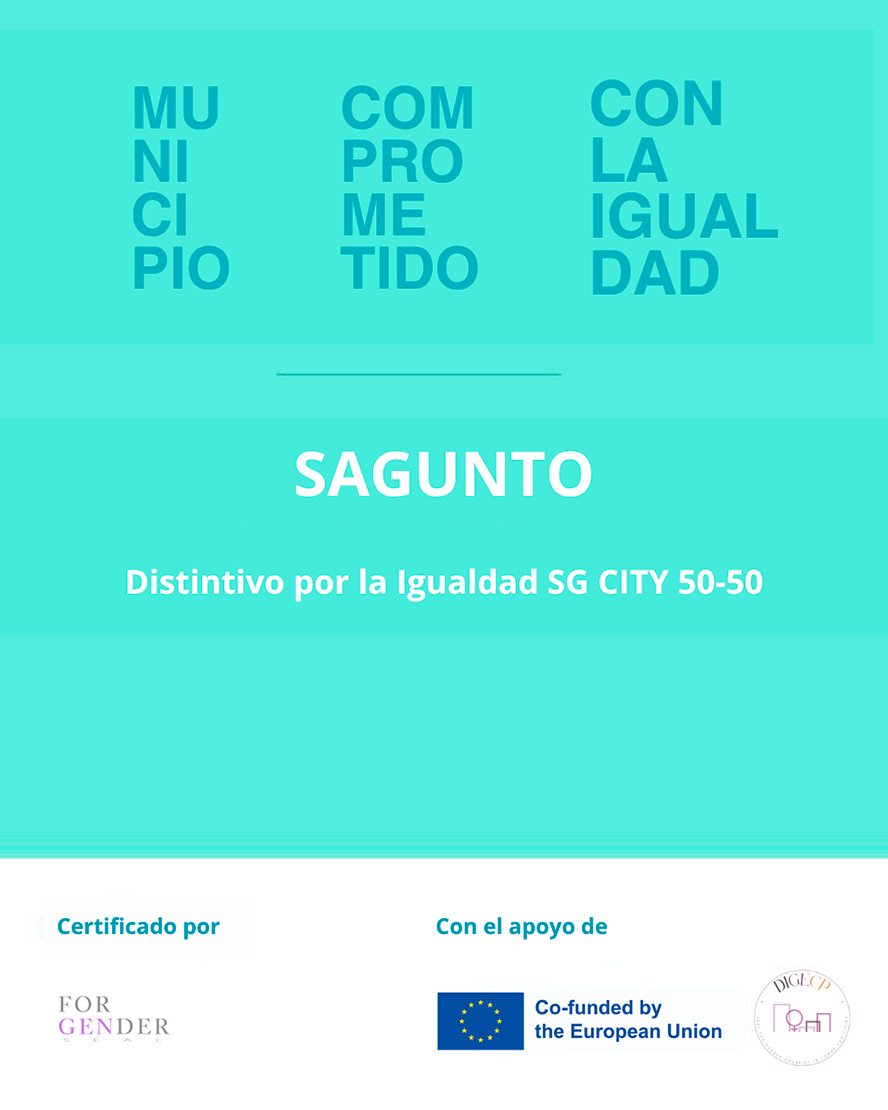 Sagunt obté el Distintiu SG CITY 50-50 pel seu compromís amb la igualtat de gènere