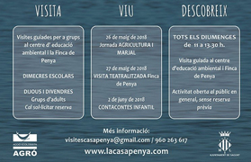 Acció Ecologista-Agró presenta les pròximes activitats i horaris de primavera de La Casa Penya