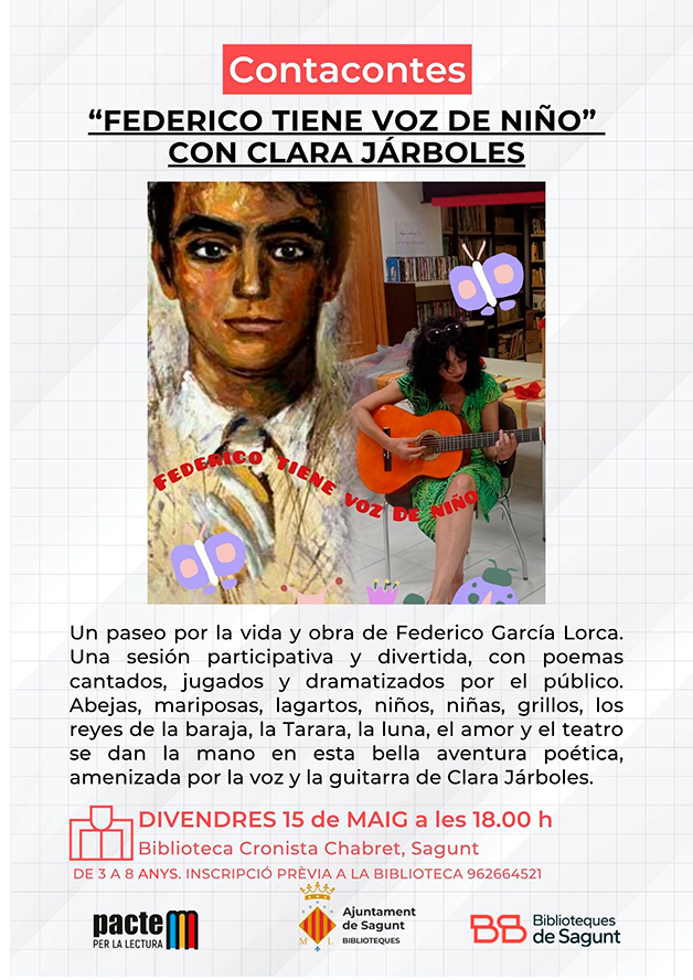 Contacontes 'Federico tiene voz de niño', interpretat per Clara Járboles