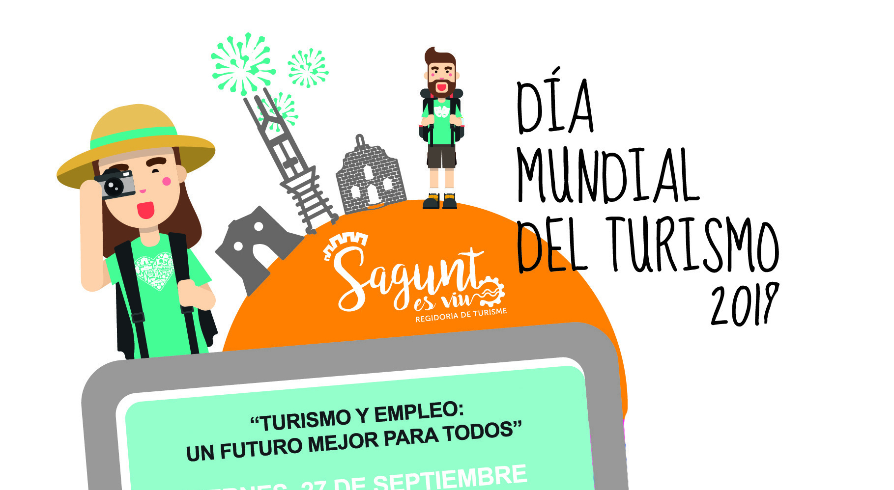 El 27 de setembre Sagunt celebra el Dia Mundial del Turisme