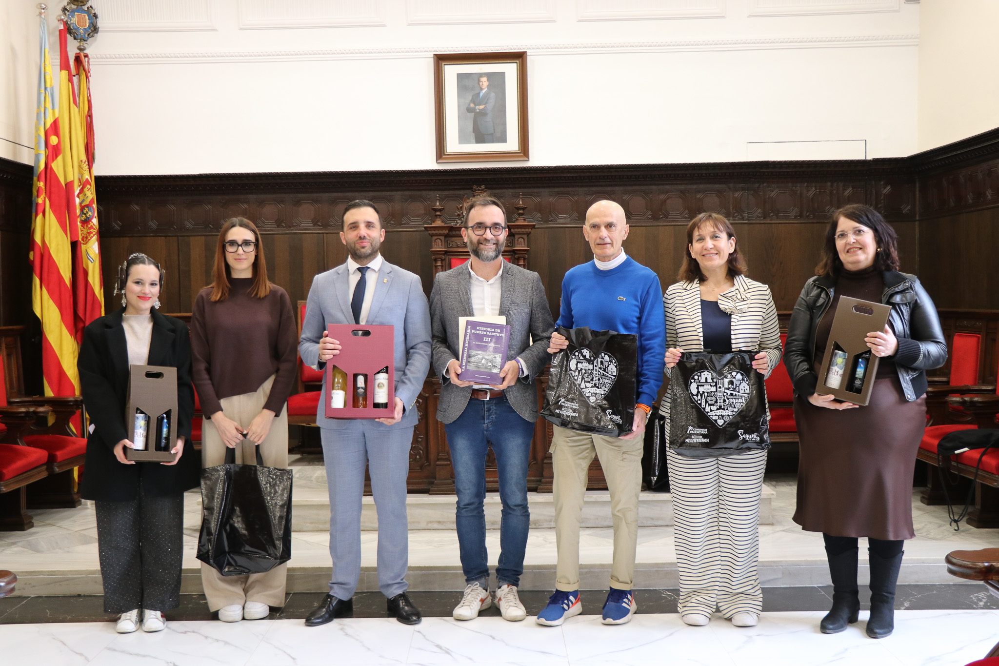 Sagunt reforça els llaços amb Cecina en una nova recepció institucional