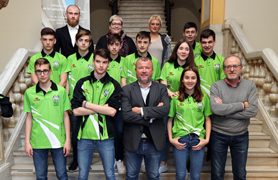 El Club de Patinaje Alas Sagunto rep un homenatge oficial per la recent conquesta de la Lliga Nacional Infantil Or