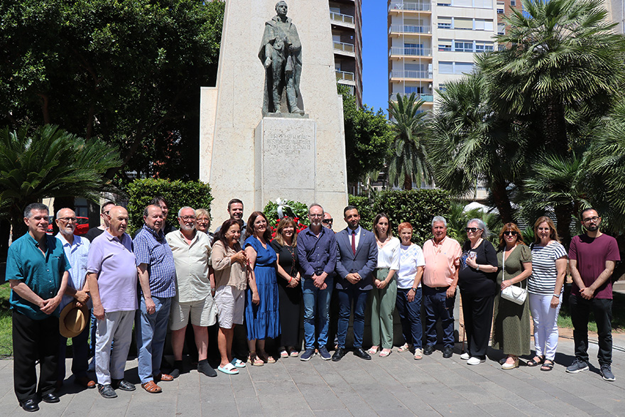 Sagunto homenajea al héroe de la independencia José Romeu en el 214o aniversario de su muerte